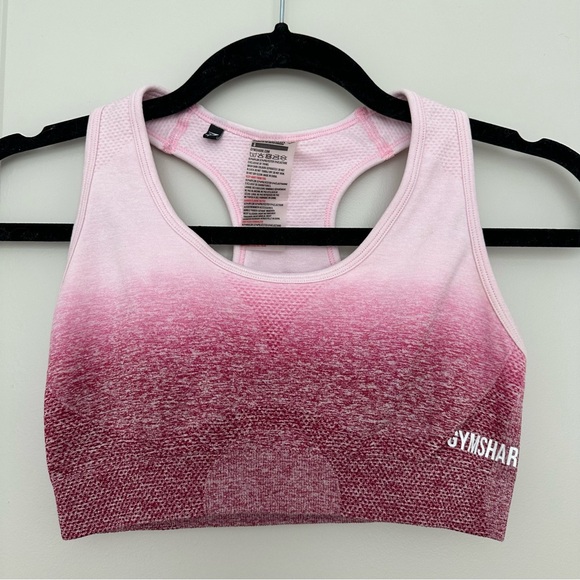 Gymshark Other - Gymshark Pink Ombré Racerback Sports Bra